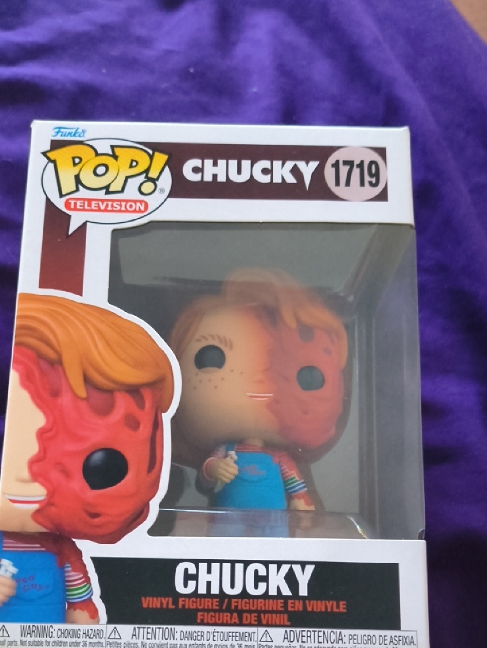 Funko Pop! Chucky Box Art - Orange Hair, Blue Outfit